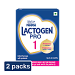 Nestle Lactogen Pro 1 Infant Formula Powder - Probiotic & Prebiotics, Up To 6 Months 2x400 g (Multipack)