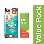 bb Combo Sirona Sanitary & Diaper Disposal Bag 15pc + Pampers Pant Diaper Xtra Large 44pc Combo 2 Items
