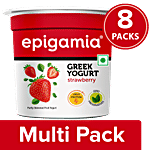 Epigamia  Strawberry Greek Yogurt 8 x 85 g Multipack