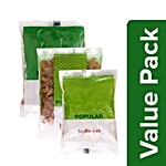 bb Popular Almond/Badam Californian 100g + Indian Raisins 100g + Cashew W 320 100g Combo 3 Items