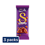 Cadbury Dairy Milk Silk Bubbly Chocolate Bar 3x46 g (Multipack)