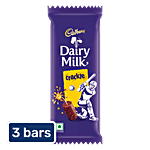 Cadbury Dairy Milk Crackle Cricket Pack Chocolate Bar 3x36 g (Multipack)