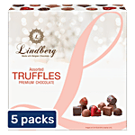 Lindberg Assorted Gift Box - Pure Belgian Chocolate Truffles 5x250 g 25 pcs Multipack