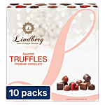 Lindberg Assorted Gift Box - Pure Belgian Chocolate Truffles 10x250 g 25 pcs Multipack