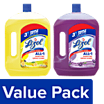 Lizol Disinfectant Surface & Floor Cleaner Liquid - Combo Citrus & Lavender 2 l (2 Items)