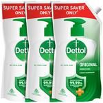 Dettol Liquid Handwash Refill - Original | 10x Better Germ Protection 675 ml (Pack of 3 - 675ml each)
