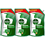 Dettol Liquid Handwash Refill - Original | 10x Better Germ Protection 675 ml (Pack of 3 - 675ml each)