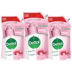 Dettol Liquid Handwash Refill - Skincare Moisturizing Hand Wash  Antibacterial Formula | 10x Better Germ Protection 675 ml (Pack of 3 - 675ml each)