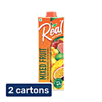Real Fruit Power Mixed Fruit Juice 2 x 1 L Multipack
