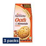 Sunfeast Farmlite Biscuit - Oats & Almonds 3x150 g (Multipack)