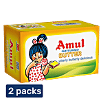 Amul Butter - Pasteurized 2x500 g Multipack