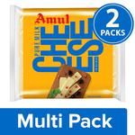 Amul Cheese Slices - Rich In Protein, Wholesome, No Added Sugar 2x200 g Multipack