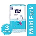 Bella Maxi Soft Wings Classic Sanitary Pads 3x15 pcs Multipack