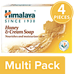 Himalaya Bathing Soap - Honey & Cream 4x125 g Multipack