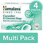 Himalaya Bathing Soap - Cucumber & Coconut 4x125 g Multipack
