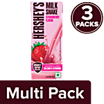 Hershey's Strawberry Flavor Milkshake 3x180 ml Multipack