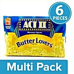 ACT II Microwave Popcorn - Butter Lovers Flavor 6x99 g Multipack