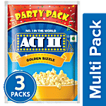 ACT II Popcorn - Golden Sizzle  (Ipc Party Pack) 3x150 g Multipack