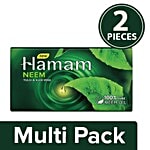 Hamam  Soap Bar - Neem Tulsi and Aloevera 2x150 g Multipack