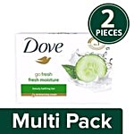 Dove Go Fresh Moisture Bathing Bar 2x75 g Multipack