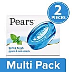 Pears Soft & Fresh Soap Bar 2x125 g Multipack