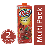 Real Juice - Fruit Power, Cranberry 2x1 L Multipack