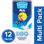 Mother Dairy UHT - Sterilised Toned Milk 12x1 L Multipack