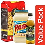 bb Combo Disano Olive Oil Extra Virgin 500ml + Pasta Elbow 500G + Ragu Pasta Sauce 453G Combo 3 Items