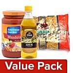 bb Combo San Remo Pasta 500G+Disano Olive Oil Pure 500ml+American Garden Pasta Sauce 397G Combo 3 Items