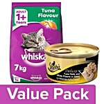bb Combo Whiskas Adult Cat Food Tuna 7kg + SHEBA Complete Nutrition For Cats 85G Combo 2 Items