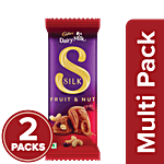 Cadbury Dairy Milk Silk Fruit & Nut Chocolate Bar 2x129 g (Multipack)