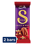 Cadbury Dairy Milk Silk Fruit & Nut Chocolate Bar 2x129 g (Multipack)