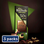 Cadbury Bournville Fruit & Nut 50% Dark Chocolate Bar 3x75 g (Multipack)
