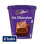 Cadbury Hot Chocolate Drink Powder Mix 2 x 200 g (Multipack)
