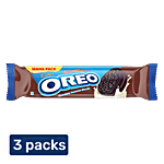 Cadbury Oreo Chocolate Flavour Creme Sandwich Biscuit 3x125.25 g (Multipack)