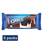 Cadbury Oreo Chocolate Flavour Creme Sandwich Biscuit 5x41.75 g (Multipack)