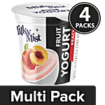 Milky Mist Fruit Yoghurt - Peach 4x100 g Multipack