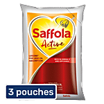 Saffola Active Edible Oil 3x850 g (Multipack)