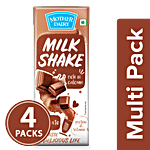 mother dairy Milk Shake - Chocolate Carton 4x200 ml Multipack