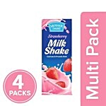 mother dairy Milk Shake - Strawberry Carton 4x200 ml Multipack