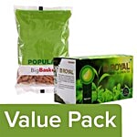 bb Combo BBPopular Almond/Badam Californian 500gm + BBRoyal Green Tea Lemon & Honey 25pcs Combo 2 Items