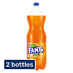 Fanta Soft Drink - Orange Flavoured 2x2 L Multipack