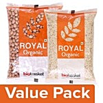 bb Royal Organic - Poha 1 kg + Organic - Raw Peanuts 500 gm 1 kg