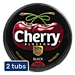 Cherry Blossom Wax Shoe Polish - Black 40 g (Pack of 2)