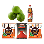 bb Combo Fresho Mango 1kg+Fortune Mustard Oil 1L+Tata Salt 1kgx2+Everest Powder-Chilli 200g Combo (4 Items)