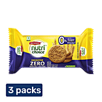 Britannia Nutrichoice Digestive Zero Biscuits 3x91.7 g (Multipack)