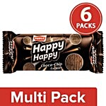 Parle Choco-Chip Cookies - Happy Happy 6x75 g Multipack