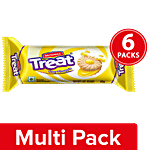 Britannia Treat - Crazy Pineapple Cream Biscuits 6x64 g Multipack