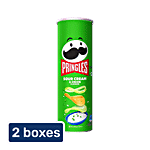 Pringles Potato Chips Sour Cream & Onion Flavour 2x107 g Multipack