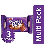 Parle Fab Bourbon 3x60 g Multipack
